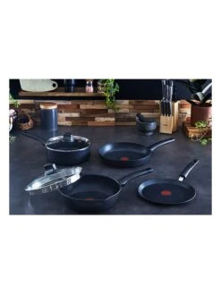 Tefal Bratpfanne "Black Stone" In Schwarz - Ø 24 Cm -Küchenzubehör tefal bratpfanne black stone in schwarz o 24 cm 6
