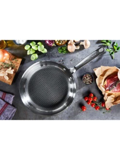 Tefal Edelstahl-Bratpfanne "Eternal Mesh" - Ø 28 Cm -Küchenzubehör tefal edelstahl bratpfanne eternal mesh o 28 cm 8