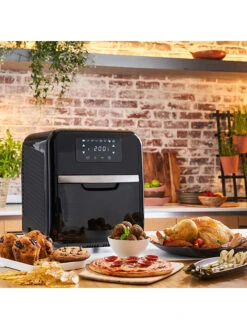 Tefal Heißluftfritteuse "Easy Fry Oven & Grill" In Schwarz -Küchenzubehör tefal heissluftfritteuse easy fry oven and grill in schwarz 7