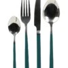 16tlg. Besteckset In Grün