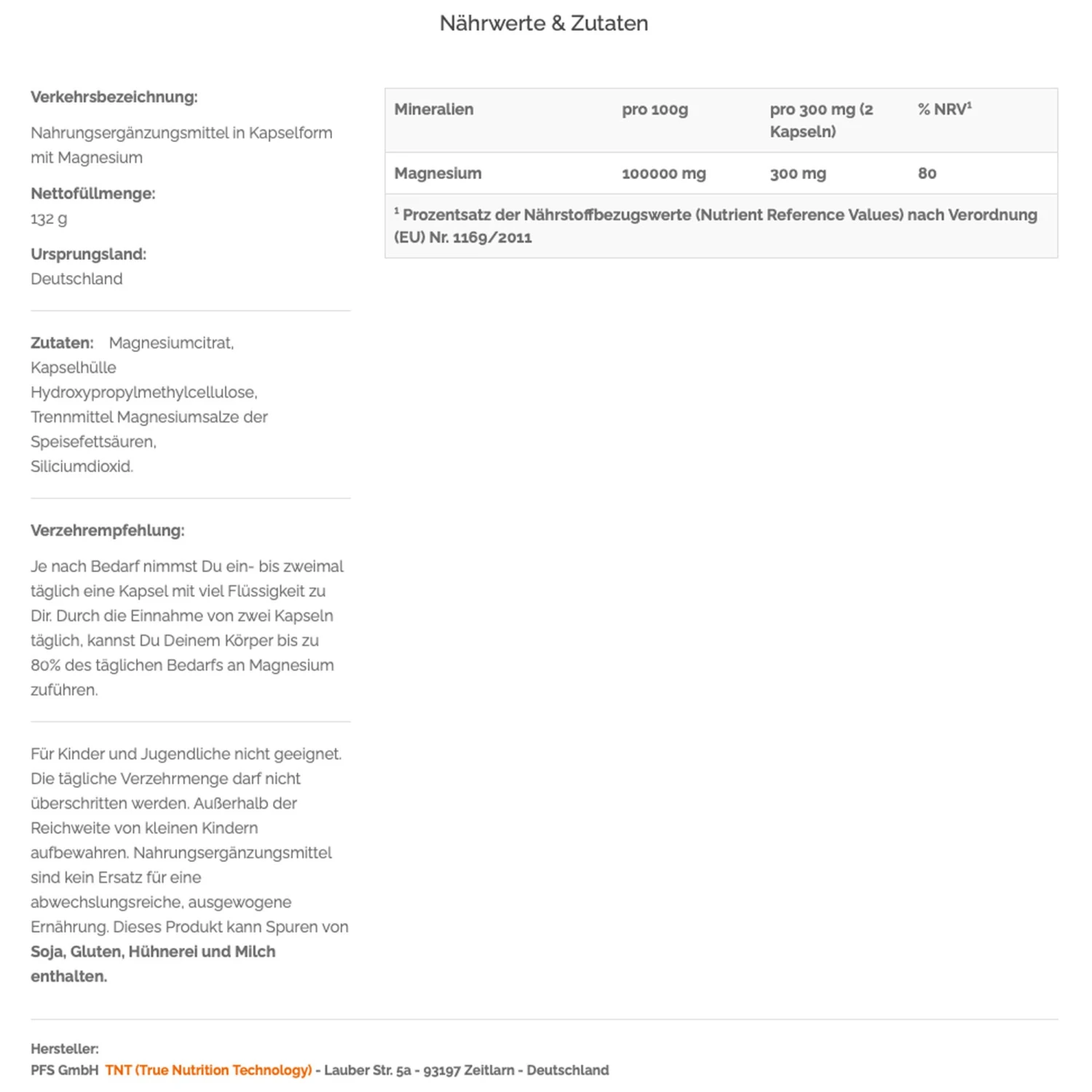 Magnesium Kapseln In Multicolored 4 Magnesium Kapseln In Multicolored – Bild 2
