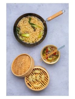 Wok "Typhoon" In Schwarz - Ø 28 Cm -Küchenzubehör typhoon wok typhoon in schwarz o 28 cm 3