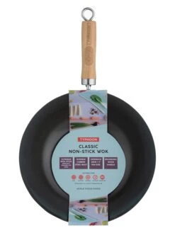 Wok "Typhoon" In Schwarz - Ø 28 Cm -Küchenzubehör typhoon wok typhoon in schwarz o 28 cm 4