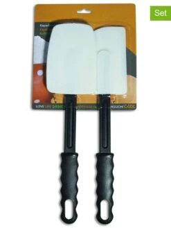 2er-Set: Spatel In Schwarz/ Weiß