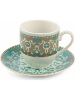 6er-Set: Kaffetassen "Cala Jondal" In Türkis - 90 Ml -Küchenzubehör villa d este 6er set kaffetassen cala jondal in turkis 90 ml 3