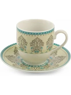 6er-Set: Kaffetassen "Cala Jondal" In Türkis - 90 Ml -Küchenzubehör villa d este 6er set kaffetassen cala jondal in turkis 90 ml 5