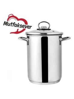 3tlg. Set: Kochtopf In Silber - (B)18 X (H)24 Cm 6 3tlg. Set: Kochtopf In Silber - (B)18 X (H)24 Cm -Küchenzubehör violeta home 3tlg set kochtopf in silber b 18 x h 24 cm 1