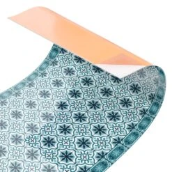 Küchenrückwand - Geometrischer Fliesenmix Kreuz Türkis In Türkis -Küchenzubehör wallart kuchenruckwand geometrischer fliesenmix kreuz turkis in turkis 4