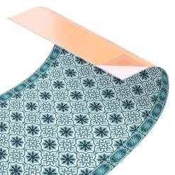 Küchenrückwand - Geometrischer Fliesenmix Kreuz Türkis In Türkis -Küchenzubehör wallart kuchenruckwand geometrischer fliesenmix kreuz turkis in turkis 5