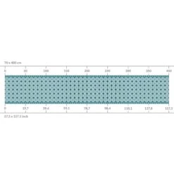 Küchenrückwand - Geometrischer Fliesenmix Kreuz Türkis In Türkis -Küchenzubehör wallart kuchenruckwand geometrischer fliesenmix kreuz turkis in turkis 8