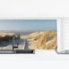 Küchenrückwand - Ostsee Strand In Creme-Beige -Küchenzubehör wallart kuchenruckwand ostsee strand in creme beige