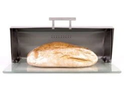 Brotkasten In Silbern -Küchenzubehör zeller present brotkasten in silbern 5