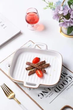 Serviceschale In Weiß